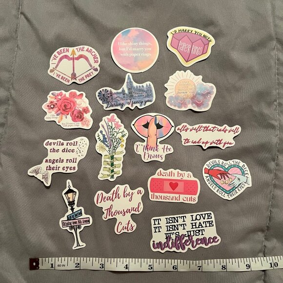 Custom Variety Pack Other - Lot of 15 Assorted Taylor Swift Related Stickers